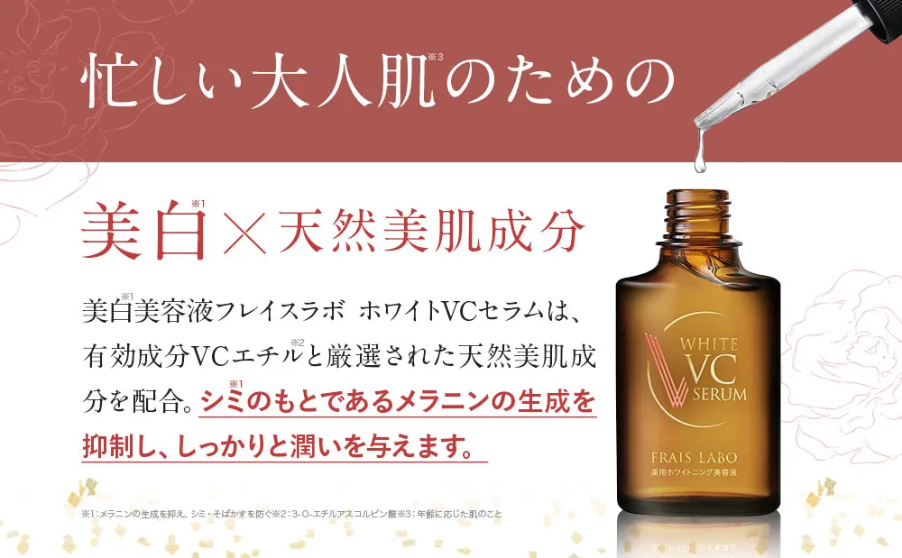 もどかしい美白から、忙しい大人肌のための。塗ってすぐ24時間内の効果。